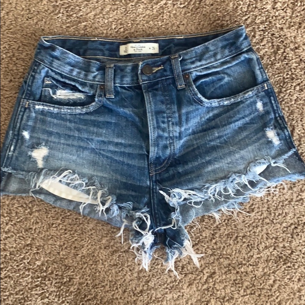 A&F high rise shorts
